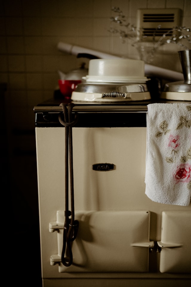 An aga stove