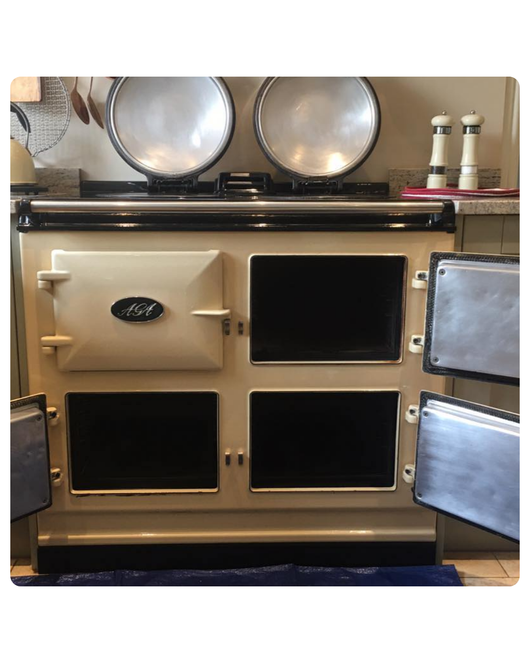 inside cleaned aga