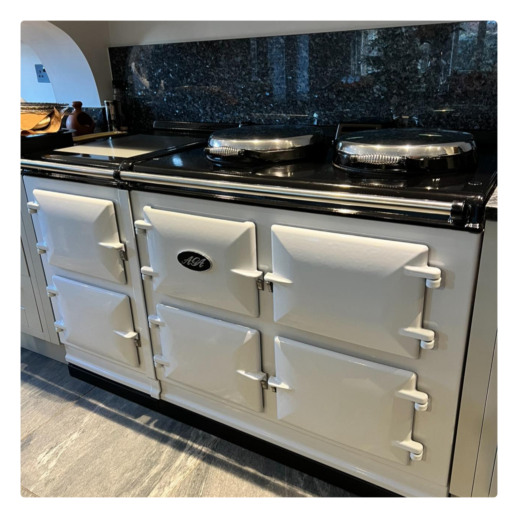 Clean AGA oven