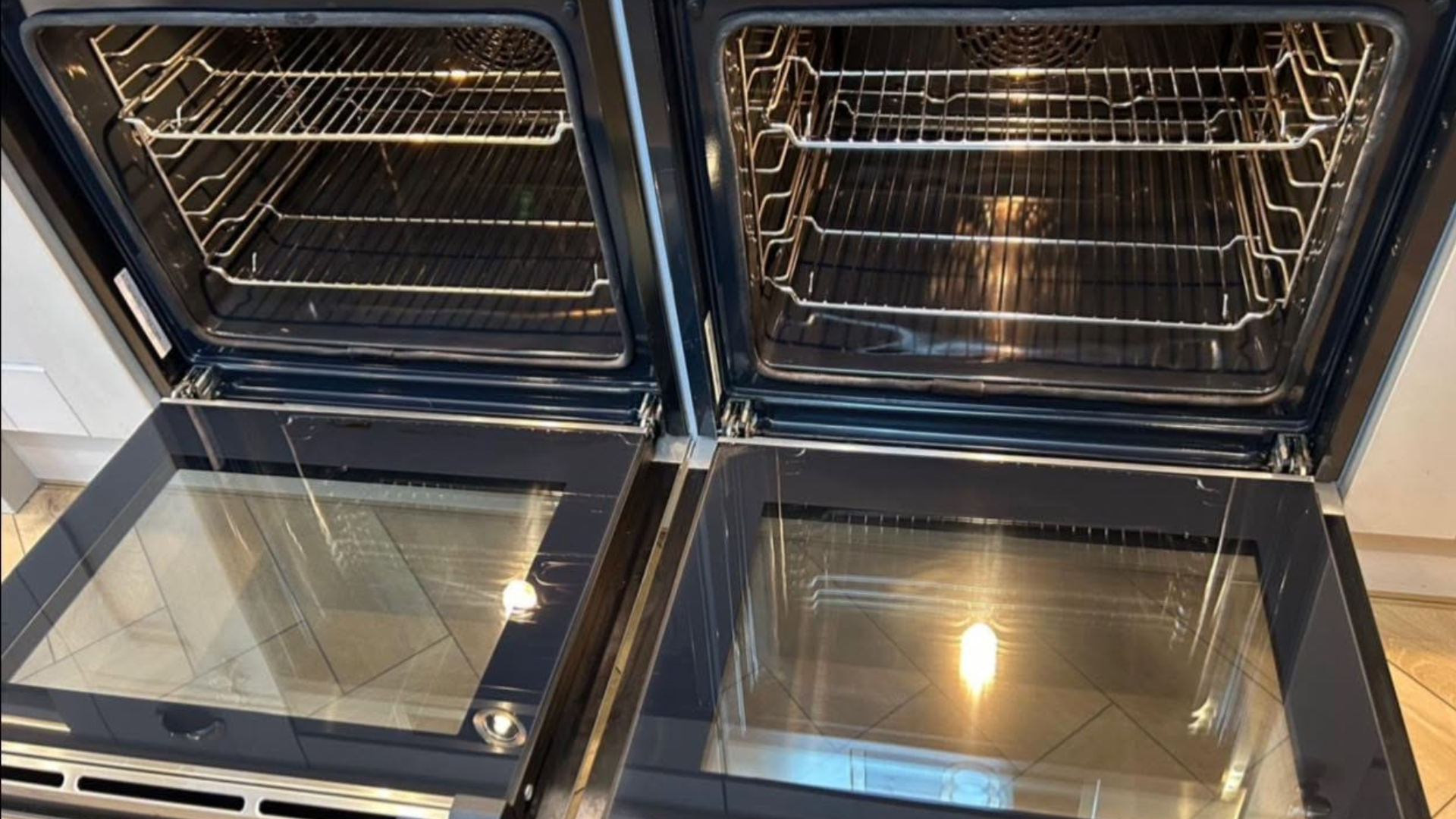 clean oven done by oven rescue